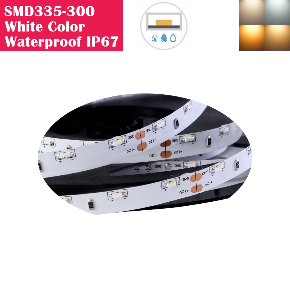 5 Meters SMD335 Waterproof IP67 300LEDs Flexible LED Strip Lights